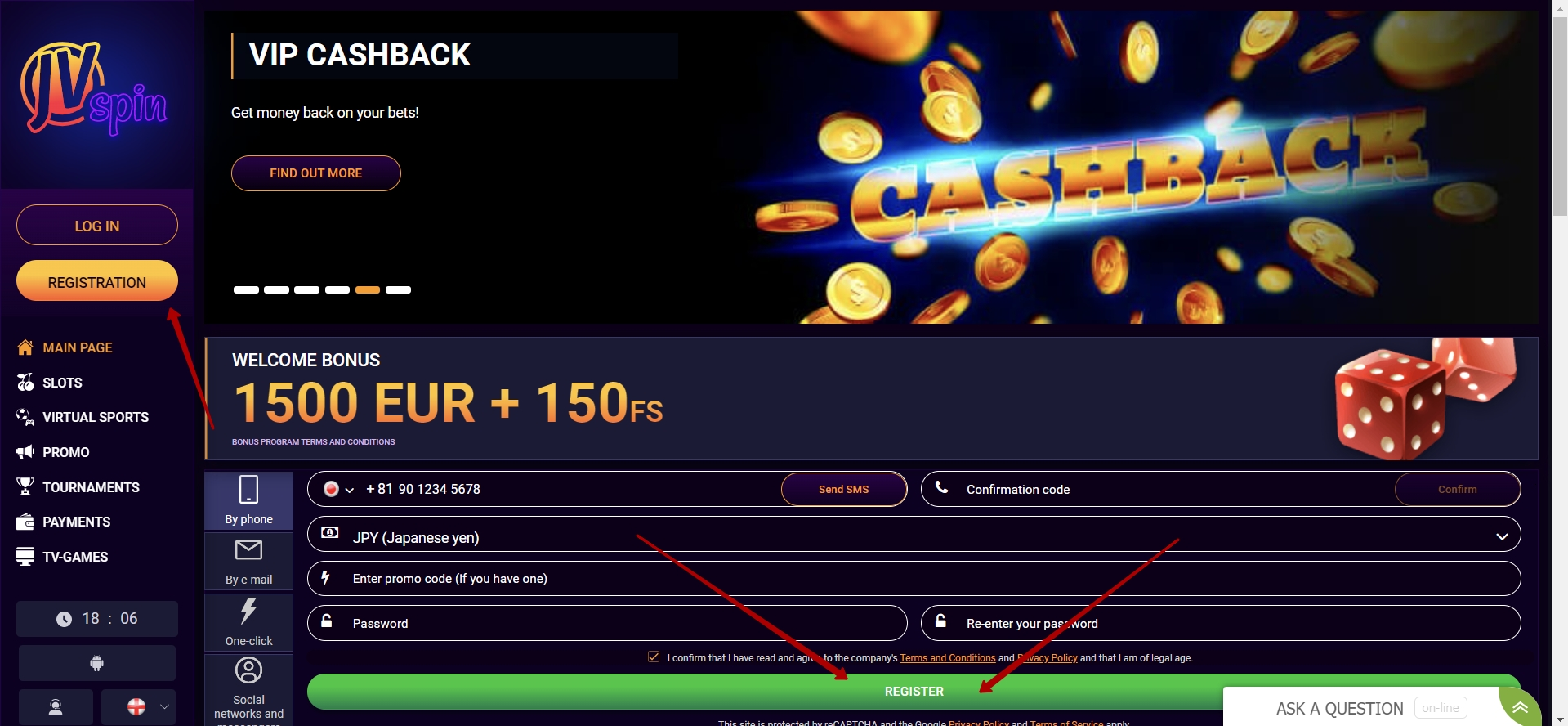 JVSpin Partners - Casino Affilate Program (CPA and Revshare)